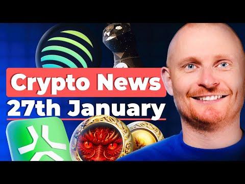 Crypto News: January 27th: Why is Crypto Crashing & Last BONK Chance